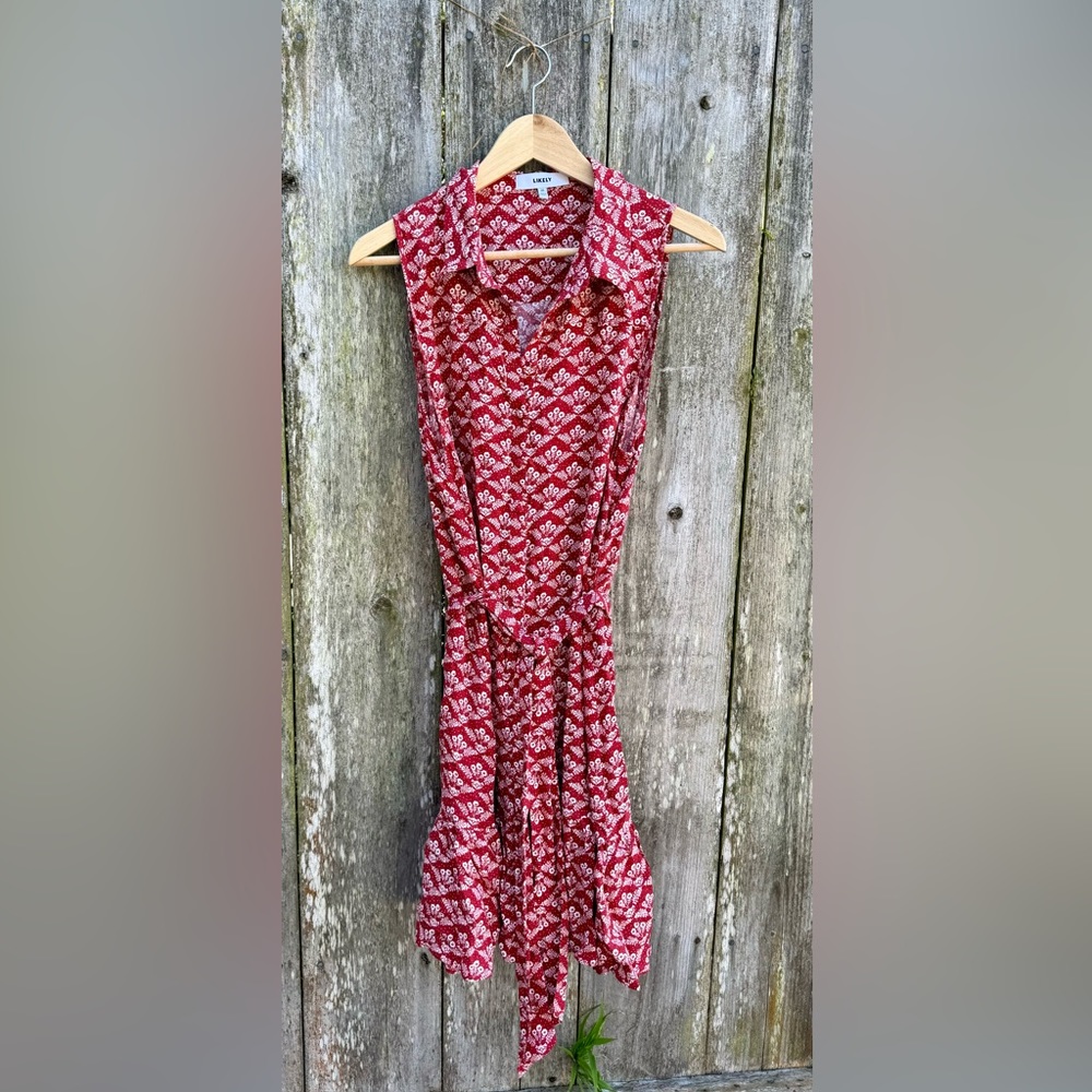 LIKELY sleeveless floral sundress